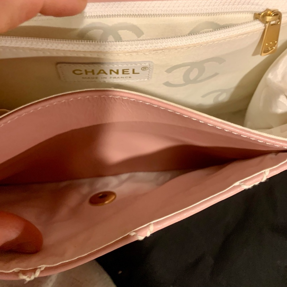Rare Vintage Chanel Mauve Pink Surpique Top-Handle Flap Bag - Picture 9 of 11